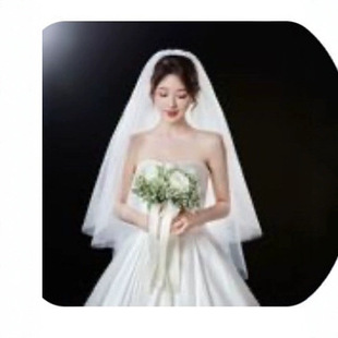 New bridal puffy veil super fairy multi-layer wedding dress wedding travel shoot mori series good-looking fairy style long veil