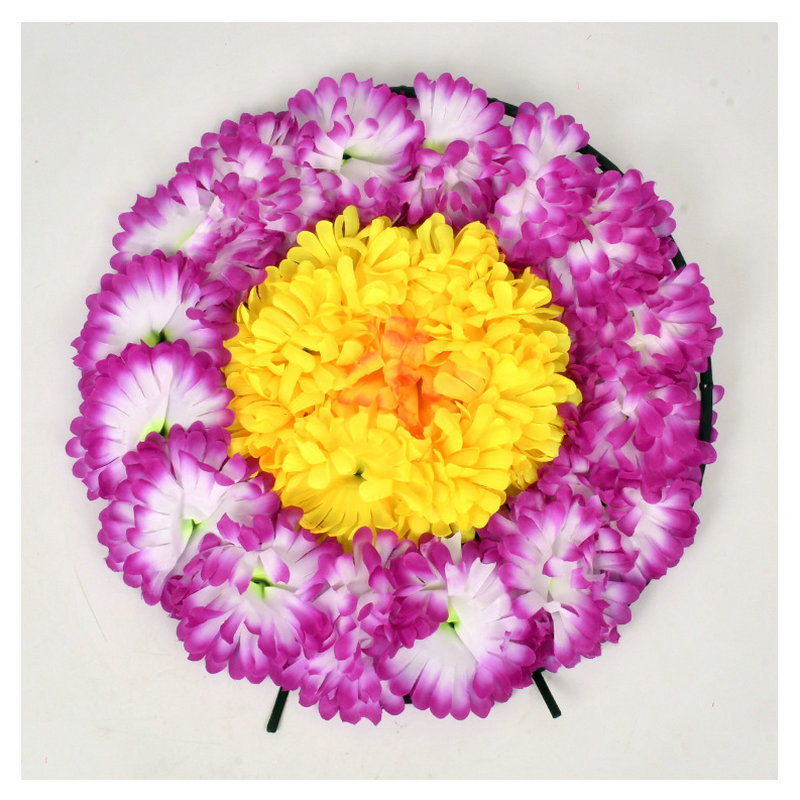 국화 화환 퍼플