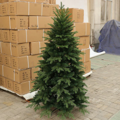 クリスマス1.8メートル混合クリスマスツリー暗号化痩せ型良質pe混合pvc葉シミュレーション着地自動木
