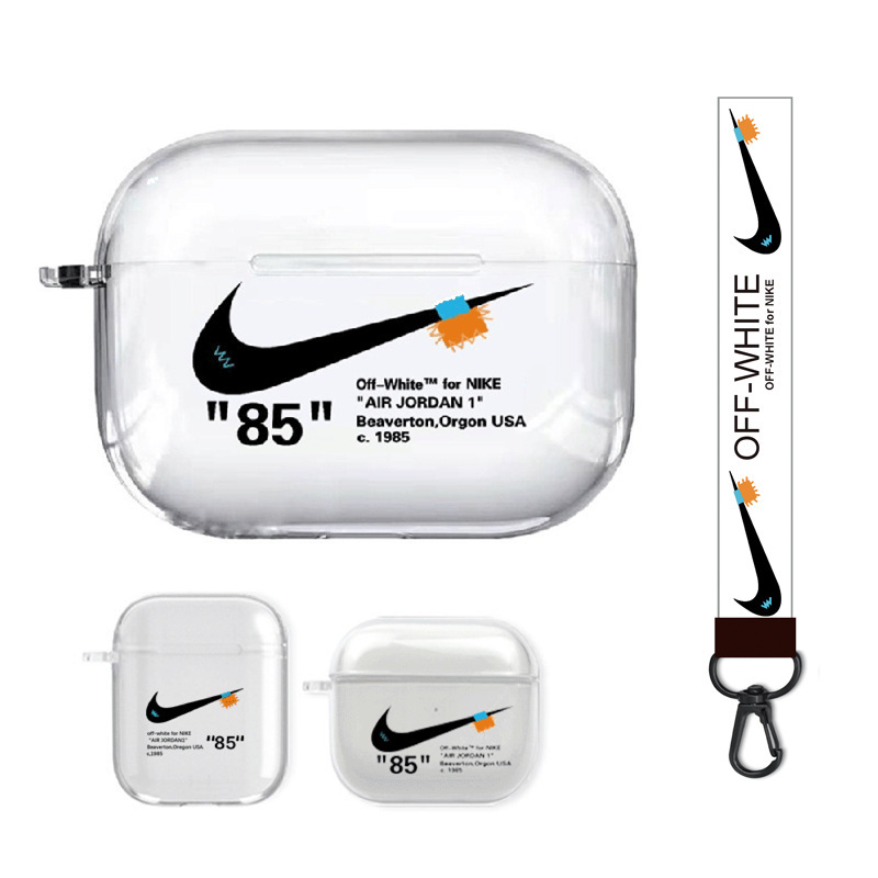 Cross-Border Customizable Nike AirPods Protective Cover 1/2/3 Generation Pro Trendy Brand Tpu Headphone Shell Protective Cover Soft Shell Cross-Border Customizable Nike AirPods Protective Cover 1/2/3 Generation Pro Trendy Brand Tpu Headphone Shell Protective Cover Soft Shell