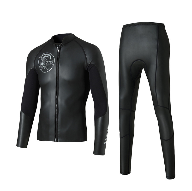 2.5mm Men's and Women's Surf Jacket Split Long-Sleeved Snorkeling and Deep Diving Warm and Cold-Proof Sun Protection Wetsuit Kikooaqua 2.5mm Men's and Women's Surf Jacket Split Long-Sleeved Snorkeling and Deep Diving Warm and Cold-Proof Sun Protection Wetsuit Kikooaqua
