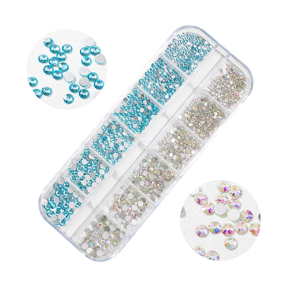 Acrylic, Glass Material Shiny Star Arylic Glass Nail Decoration Accessories 1 Piece
