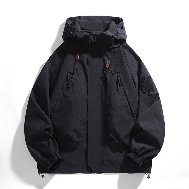 Outdoor sports couple's jacket, men's new spring and autumn waterproof and windproof ski and mountaineering jacket, trendy