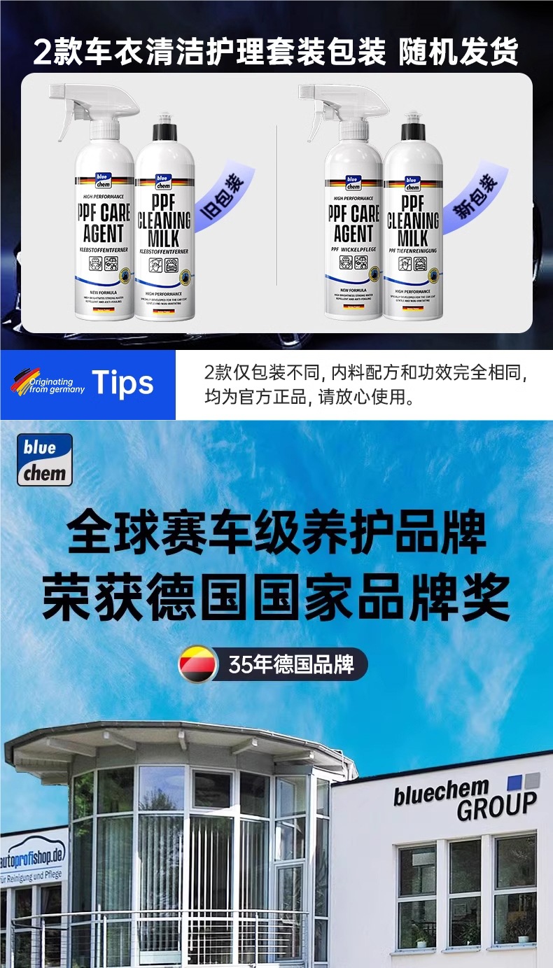 German Blue Dolphin Car Cover Maintenance Liquid, Invisible Car Cover Special Care Solution, Cleaning Agent, Color Change Film, Coating, Waxing