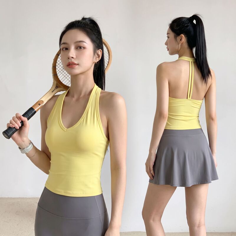 Beautiful Back Sports Bra Women's Yoga Vest Sports Bra Summer New Pilates Top Fitness Vest Yoga Wear Beautiful Back Sports Bra Women's Yoga Vest Sports Bra Summer New Pilates Top Fitness Vest Yoga Wear