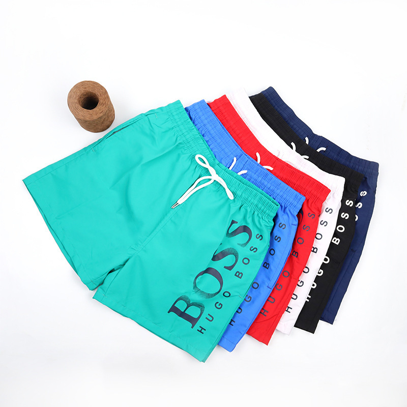 2025 Summer Casual Surfing Loose Three-point Shorts Home Sports Fitness Beach Quick-drying Beach Trunks Men's Swimming Trunks