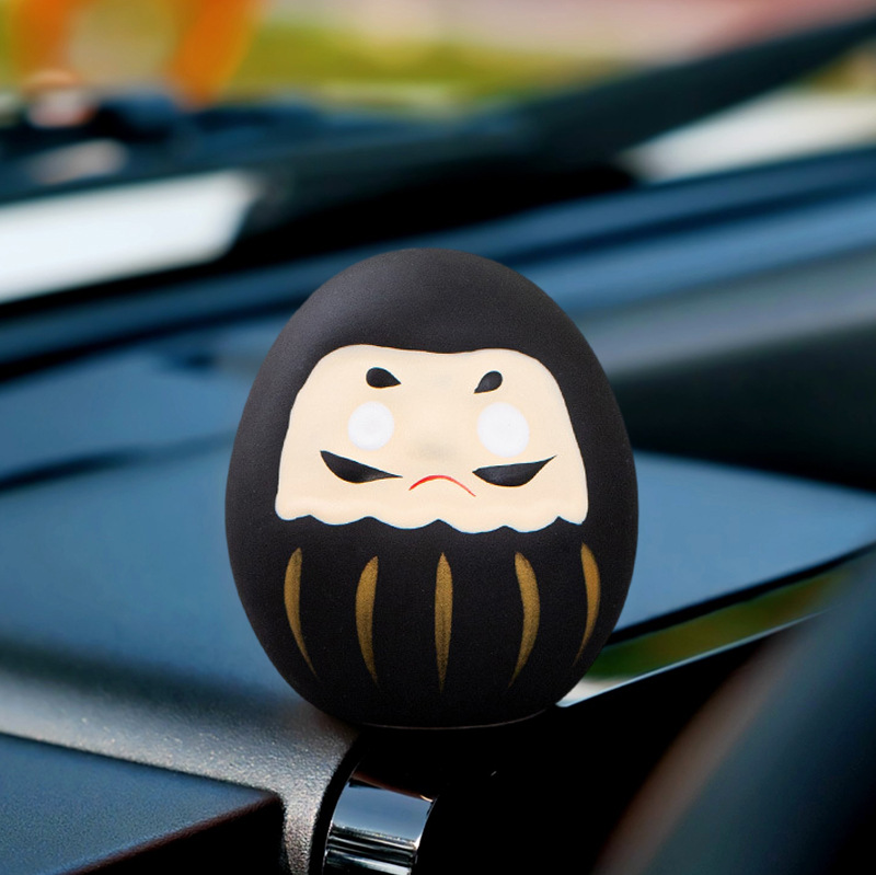 絵画ダルマ ハードカバー 日本の浅草の祝福と願いの小さなダルマの装飾品 車のインテリアのマスコット