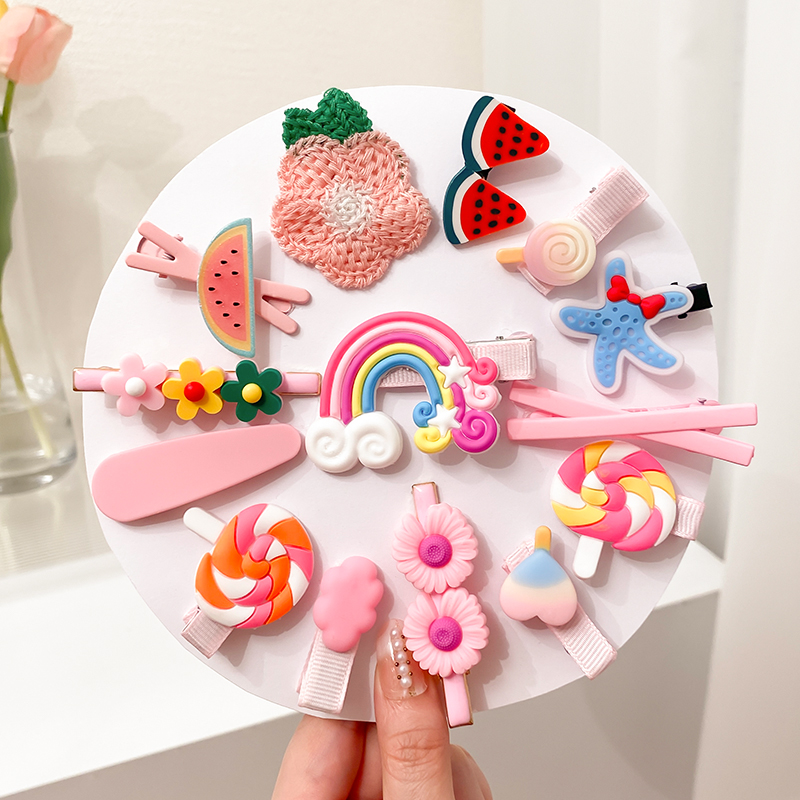 Clips de cabello para niñas, tocado para niñas, clips de cabello para niñas lindas y bonitas, clips para niñas, bebés súper lindos, Beiqin