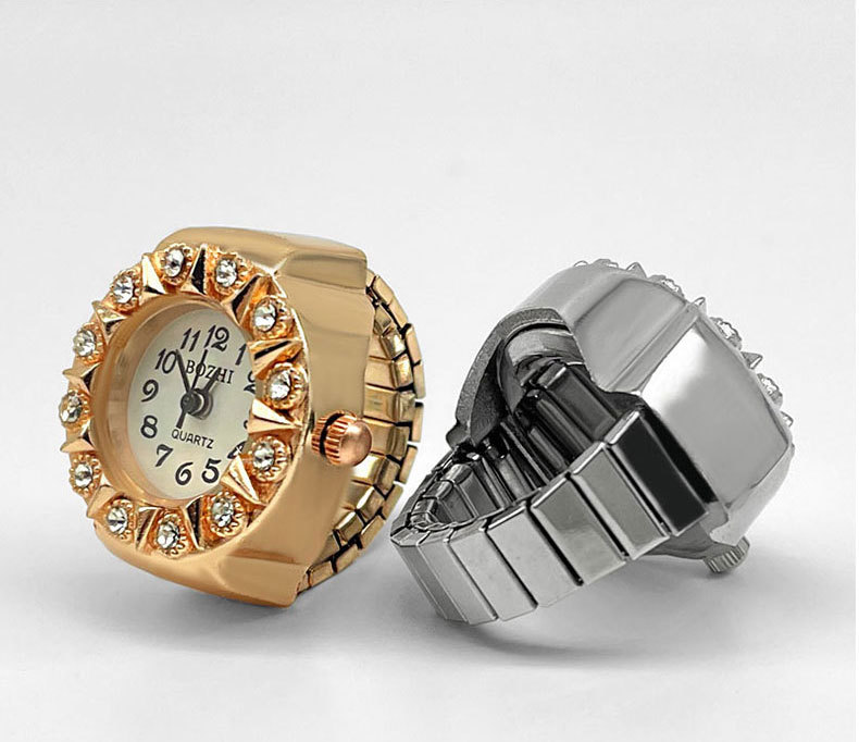 Round Pattern All Seasons Season Unisex Gender Retro, Classic Style Style Retro Classic Style Round Quartz Watch Rings