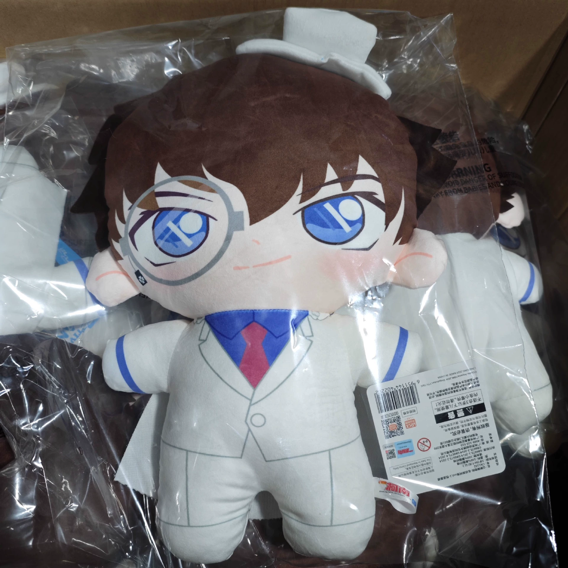 灵动 Q-Bomb Detective Conan Edogawa Conan Phantom Thief Kidd Подушка Кукла Периферия подлинная