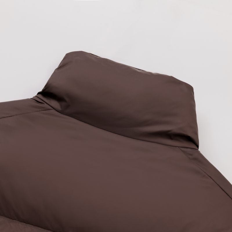 Dames donsjas winter kort wit eendendons dikke gewatteerde jas_voghion.com