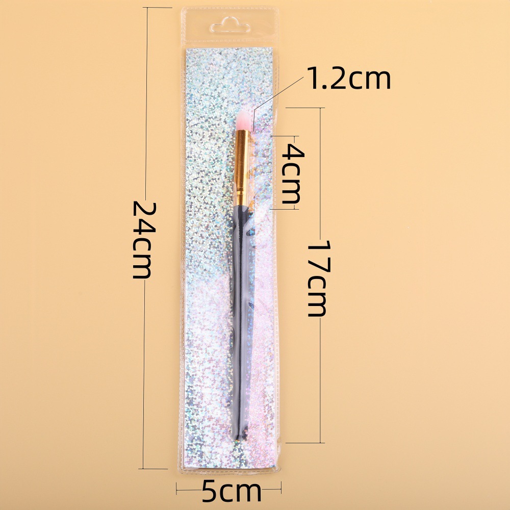 Multifuncional eye shadow stick eye shadow cepillo de doble cabeza mini cepillo de látex de algodón desechable herramienta de maquillaje de belleza