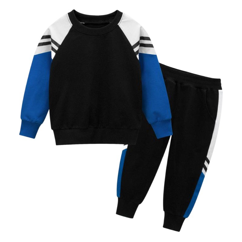 27 niños marca ropa para niños 2023 Otoño de dos piezas estilo coreano traje de los niños ropa de bebé Pantalones deportivos al por mayor