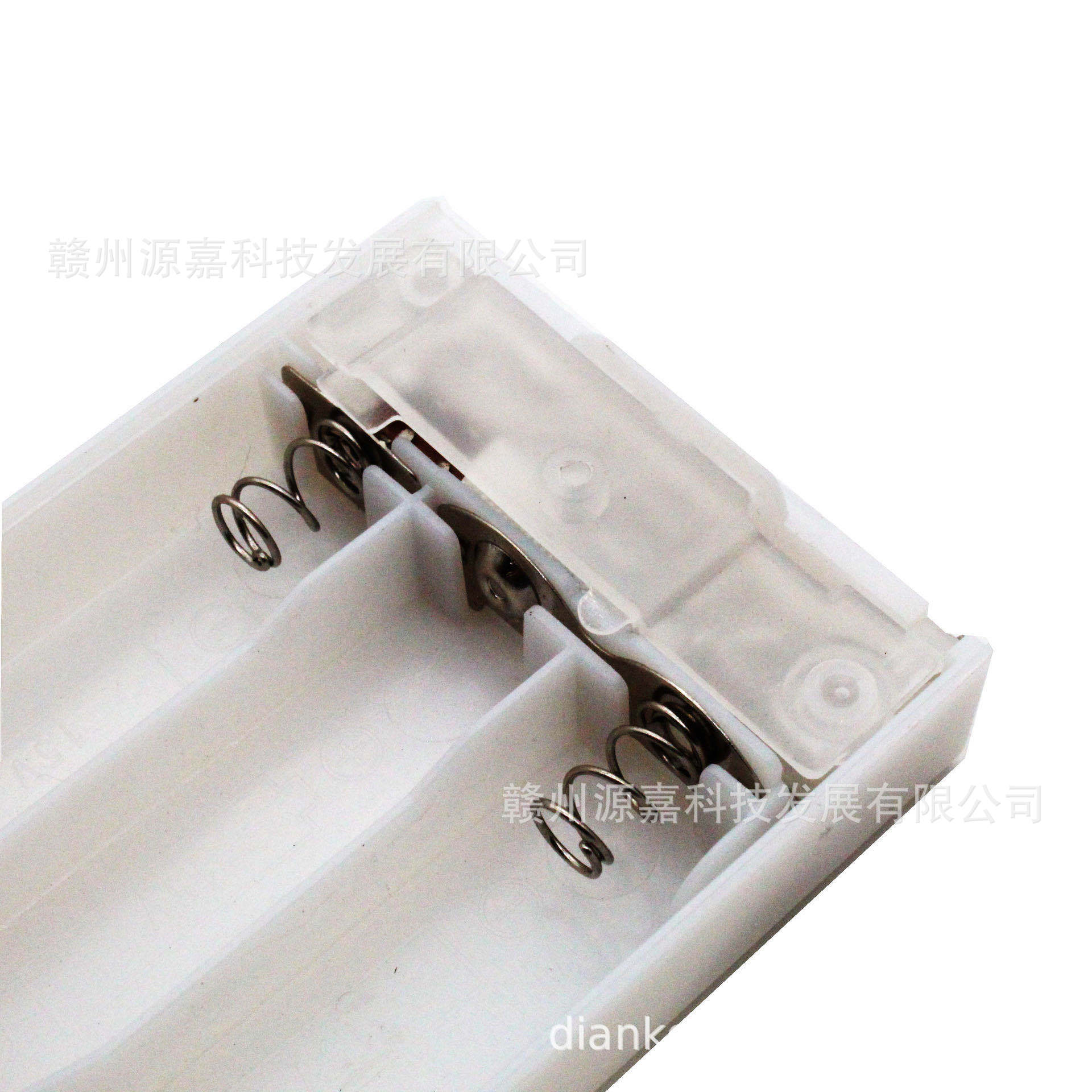 厂家直供3AA户内白色普通电池盒 3节5号室内电池盒