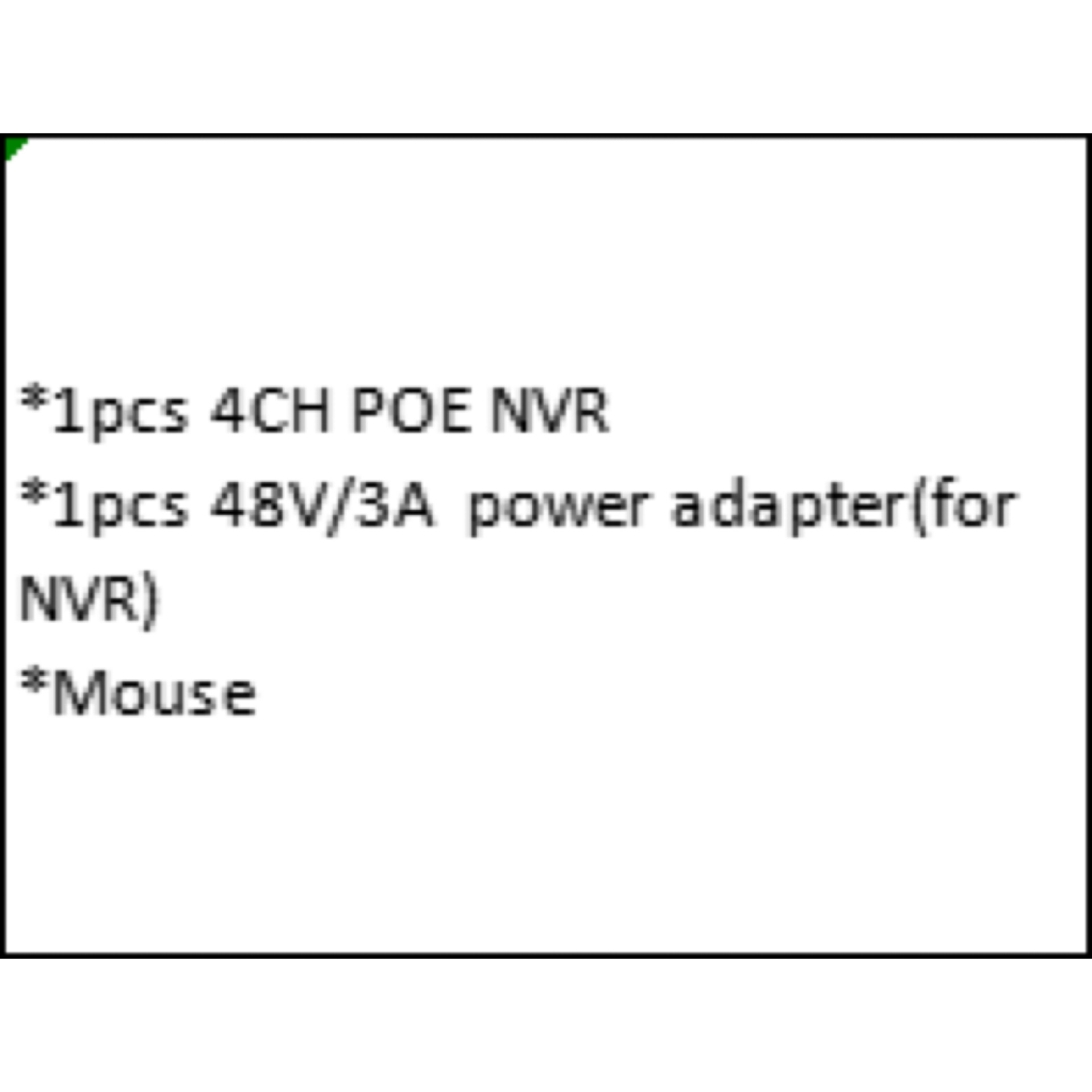 Univision unv POE NVR 4K 4 Kanal Sesli Mini 1U H.265 4K UNV 1HDD