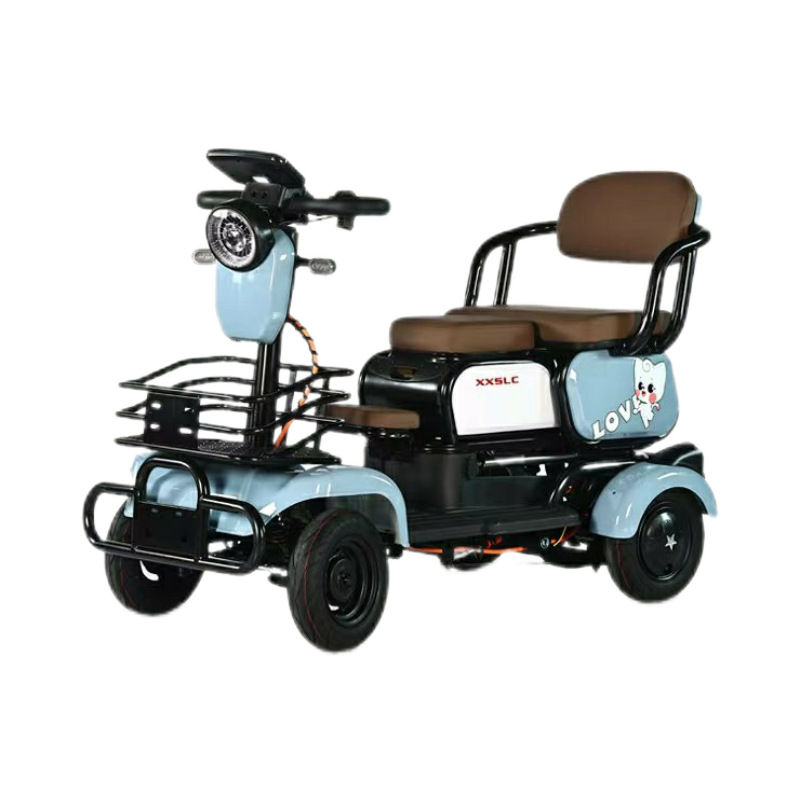 for Elderly – Diàndòngchē Auto Parts and Accessories - tank-triple-brake-anti-rollover-blue-bare-1000w-no-batterycharger