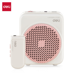 得力LT901集音拡声設備有線無線両用拡声器充電金小蜂ピンクブルー