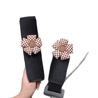 Seat belt shoulder pad – Celebrity Cute Camellia Four-Season Car