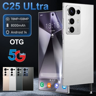 Новый C25 Ultra кросс-браузерный мобильный телефон 16+1T Android 4G сеть смартфон источник фабрика СмартФон