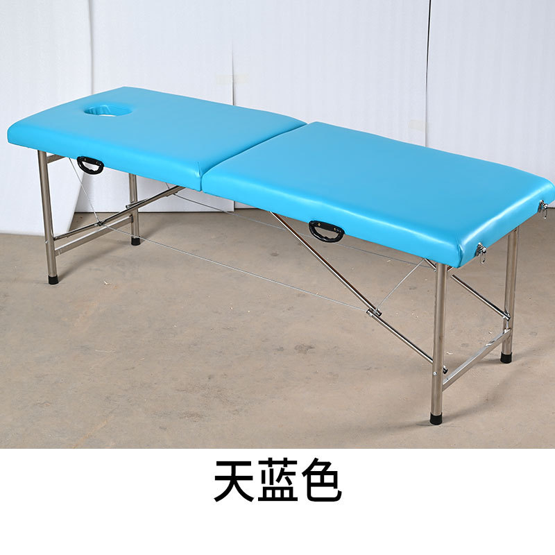 Fabricante de camillas de masaje plegables para clínicas, venta al por mayor de camillas de masaje portátiles, camillas de moxibustión, camillas de belleza con soporte estable para el hogar
