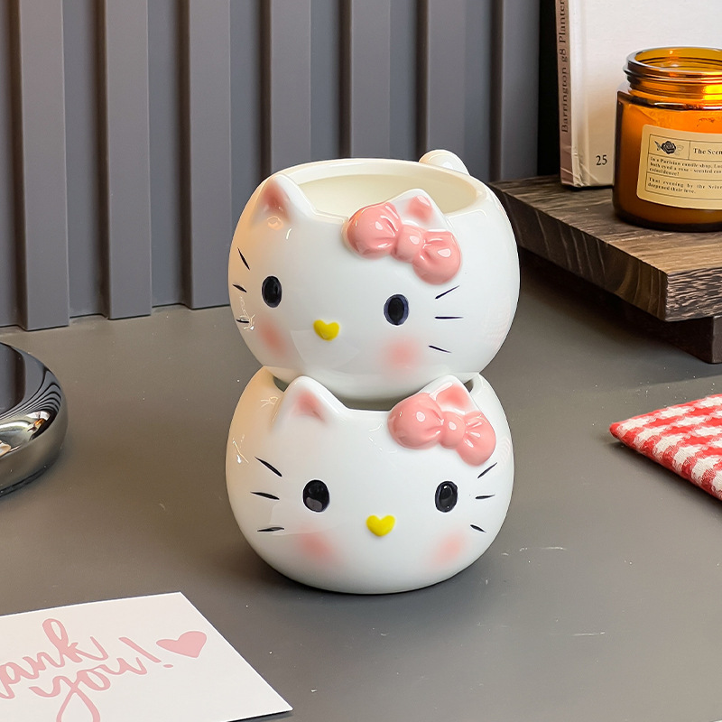 可爱猫咪杯子办公室马克杯生日礼物女生生日礼物实用送闺蜜杯子|undefined