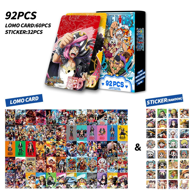Spot 92 шт HD цветная фотокарточка One Piece двусторонняя LOMO карта коллекционная карта стикер закладка
