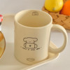 Creamy coffee cartoon cute ceramics, custom made, with little bears