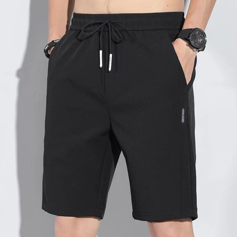 Summer Thin Five-point Ice Silk Casual Shorts Men's Big Pants Beach Pants Outer Wear Horse Pants Summer Medium Pants Summer Thin Five-point Ice Silk Casual Shorts Men's Big Pants Beach Pants Outer Wear Horse Pants Summer Medium Pants