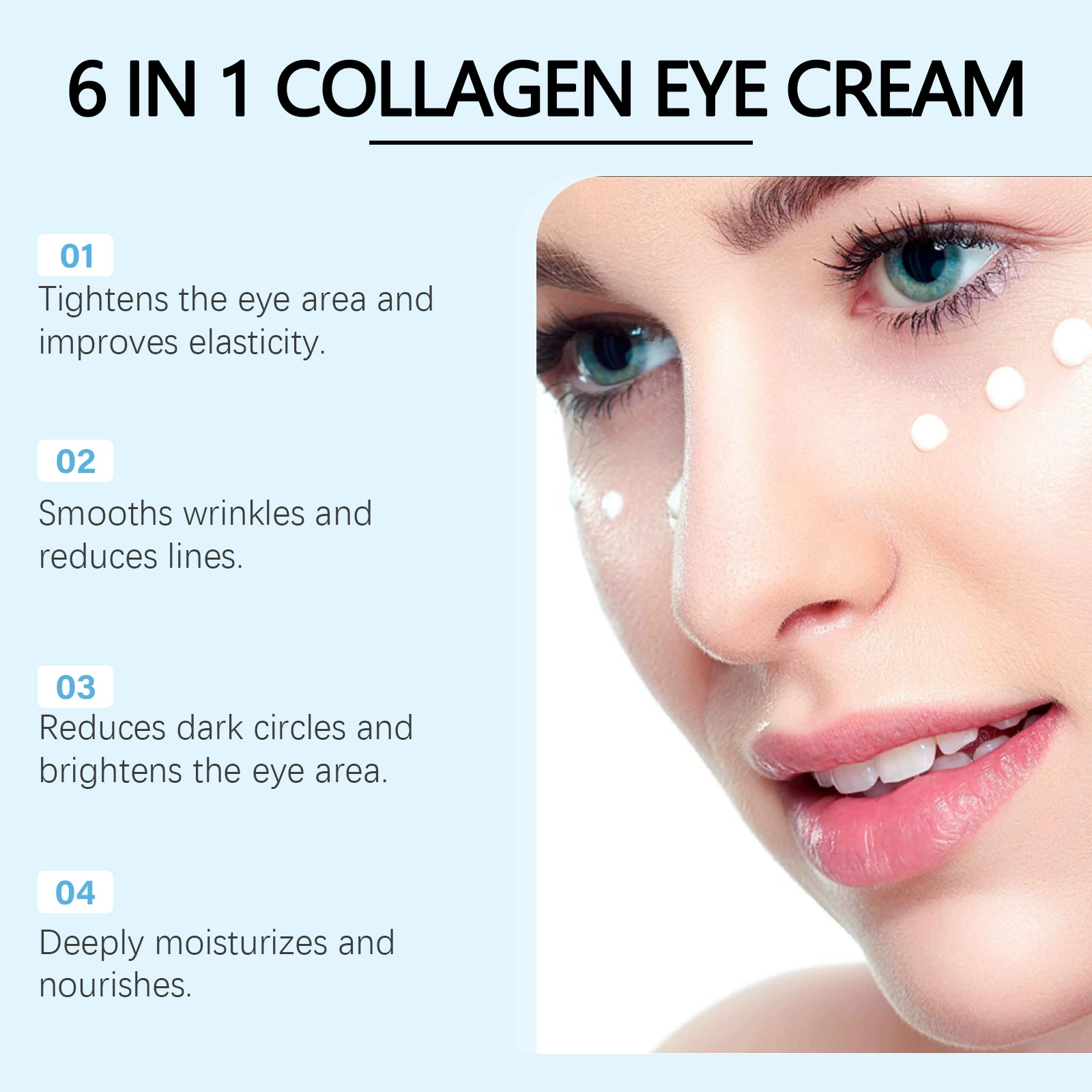 EELHOE Collagen, moisturizing eye cream, eyes protection