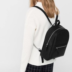 外国貿易の輸出のスペインの女性カバンの新型欧米のファッションの簡単なレイシの皮のランドセルの大容量のリュックサック