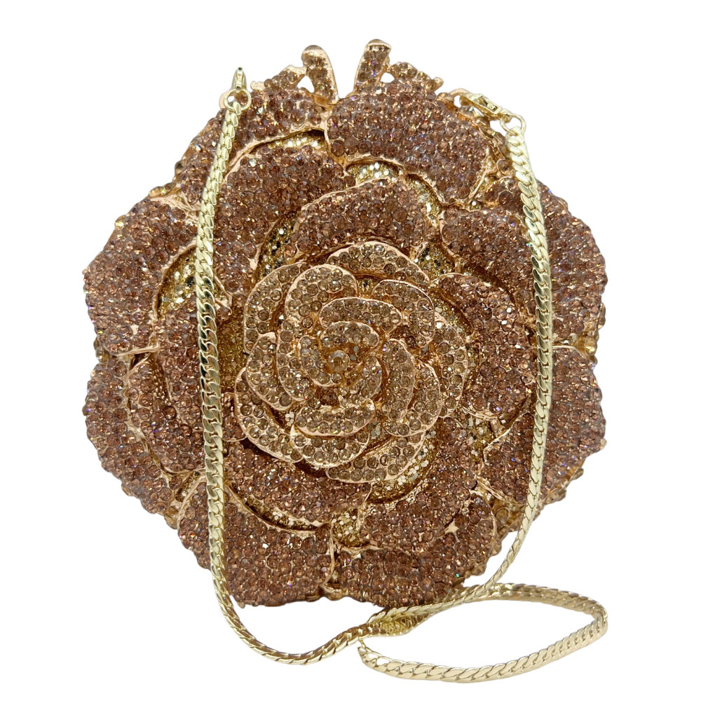 Bolsa de piedra transfronteriza mano diamantes bolsa de cena vestido de cena bolsa de mano de mujer taladro hueco