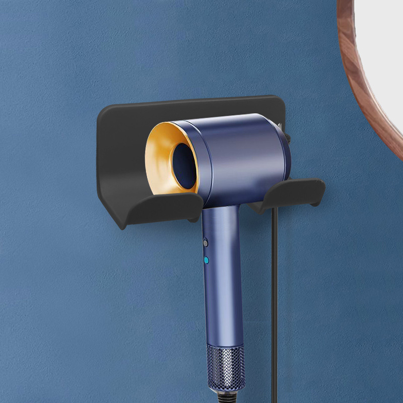 soporte de secador de pelo doméstico tipo pared sin perforación secador de pelo colgante simple baño baño secador de pelo