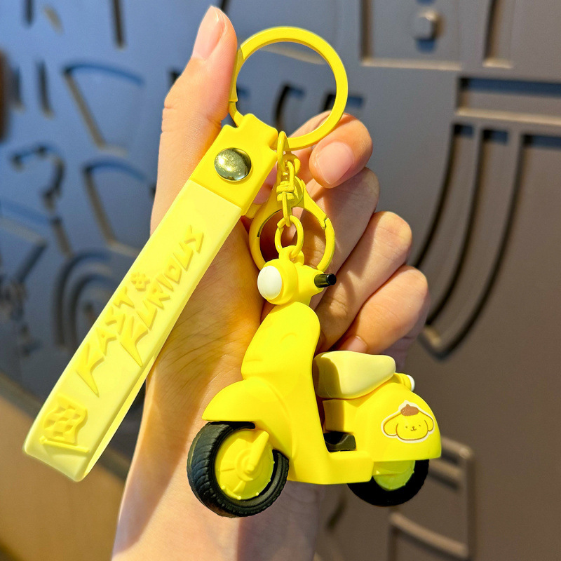 クリエイティブかわいいサンリオキーホルダーバッグペンダントカップル漫画ペンダントスクールバッグ車のキーチェーンギフト|undefined
