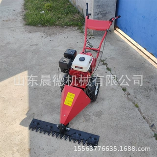 手推式汽油动力除草割草机 道路两旁杂草剪草机