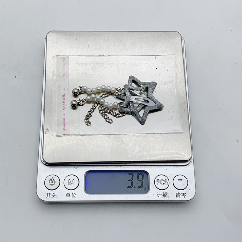 10g Weight Charm Hair Clips Hair Accessories Type 1 Pair Quantity IG Style Y2K Women's Star Alloy Charm Hair Clips