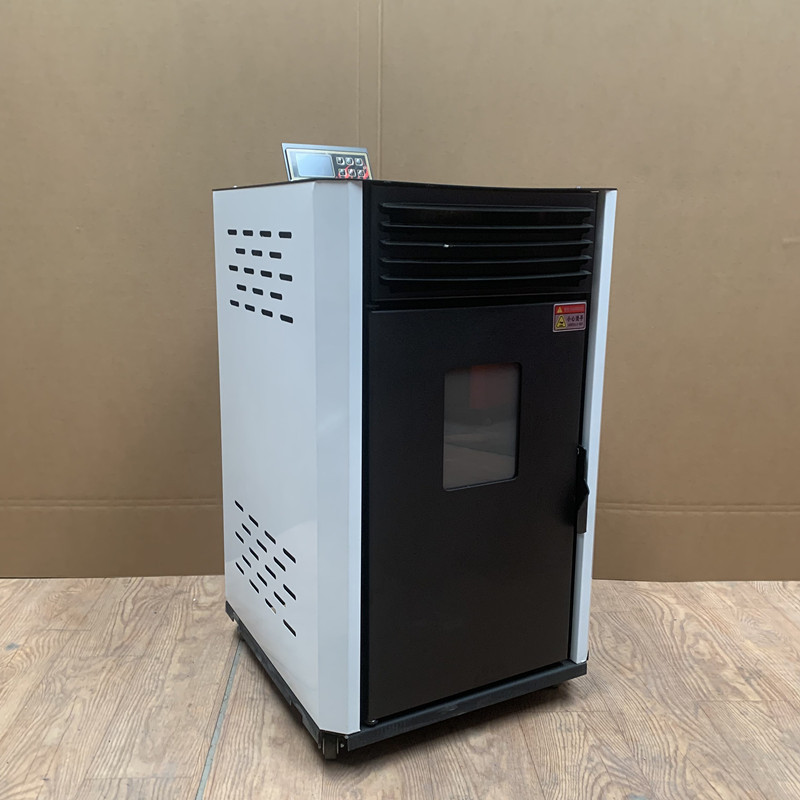 生物质颗粒取暖炉 热风型 颗粒木材两用 家用商用 送烟囱