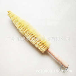 汽车美容剑麻轮毂清洁刷加长款木柄钢圈清洗胎龄轮毂洗车剑麻刷子