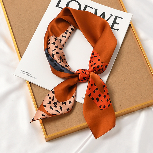 70cm silk square scarf, spring and autumn mulberry silk scarf for women, Korean version, thin, versatile, decorative scarf and headband