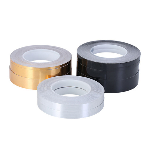Self-adhesive PET beautiful seam stickers living room waterproof tile beautiful seam sticker tape brushed floor stickers beautiful edges