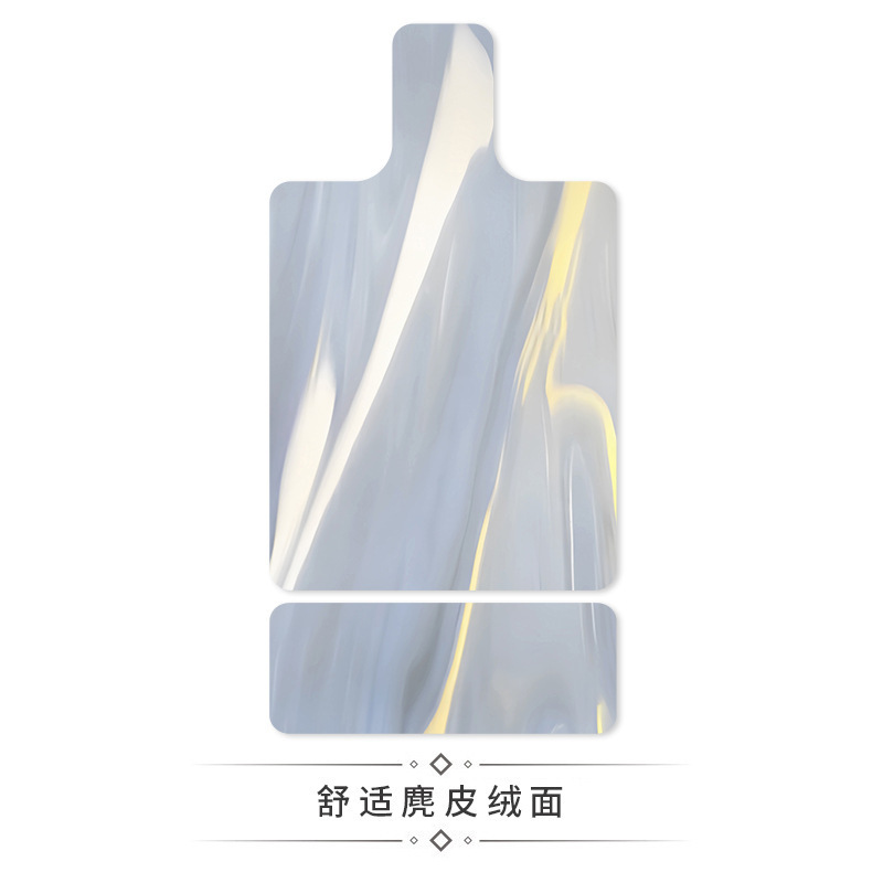 跨境麂皮绒lulu撞色普拉提核心床垫橡胶瑜伽垫吸汗器械印花专用垫|undefined