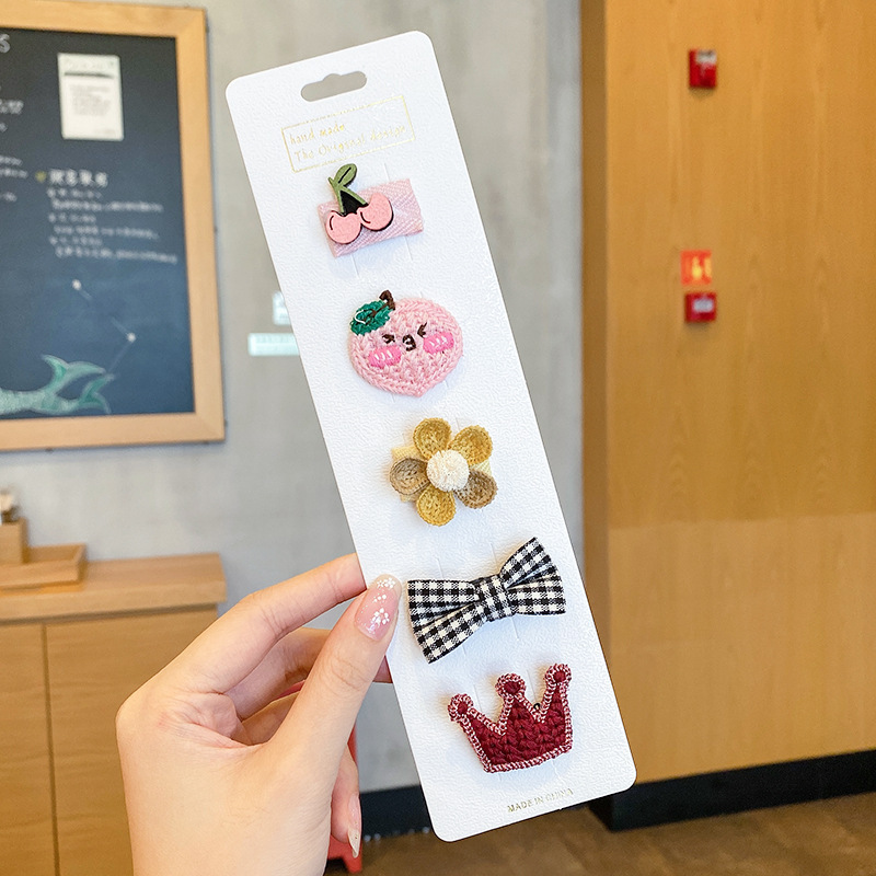 Horquilla para bebés, bolsa de tela completa, clip para cabello para bebés, no daña el cabello, niños, niñas, horquillas, lindos accesorios para el cabello, sombreros