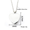 Necklace heart-shaped heart shaped, pendant, accessory, Aliexpress, European style, wholesale