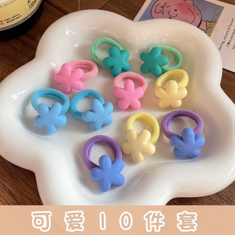 Banda de pelo del bebé accesorios para el cabello de los niños mini linda chica de dibujos animados no duele el pelo cuerda de pelo corbata de bebé Choo pequeña banda de goma