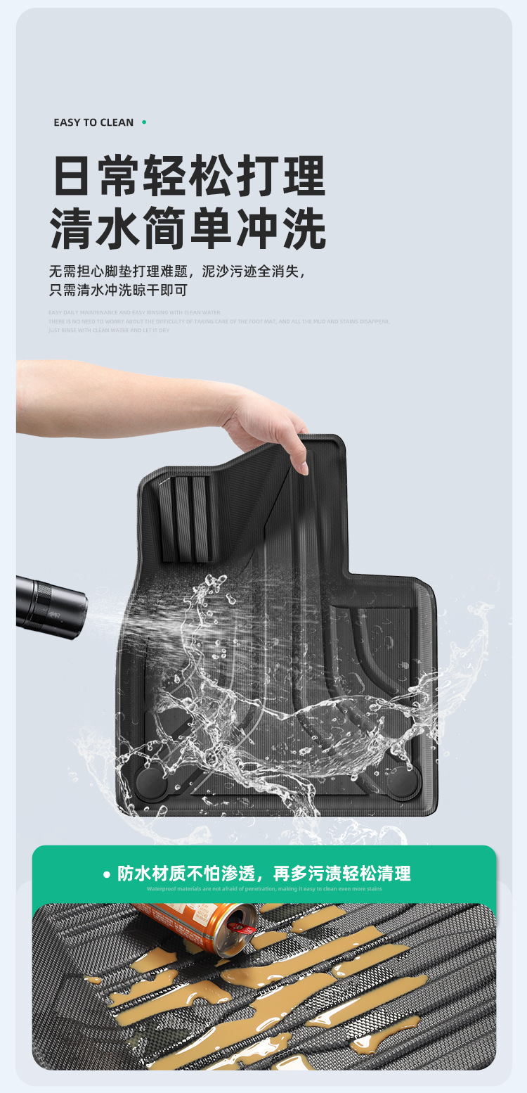 TPE Car Floor Mats for Xiangjie S9/S9T 2024-2026