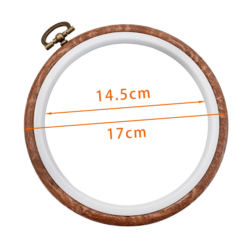 Round wood grain 17cm