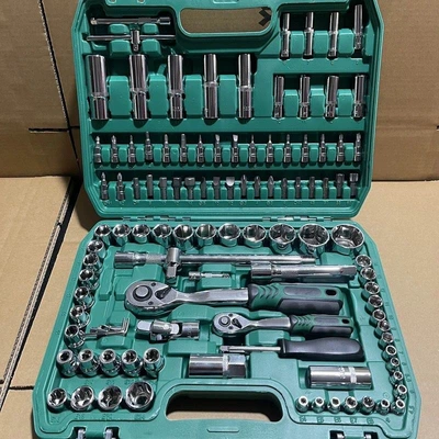 Mühərrik tənzimləmə alətləri: Wrench Combination Tool, Repair - 108-piece-set-of-72-tooth-auto-repair-grade