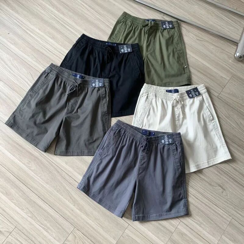 Cabinet Clearance 26 Summer Men's Hco Twill Jogging Casual Shorts 7inch Above Knee Af Sub-Brand Ouzi