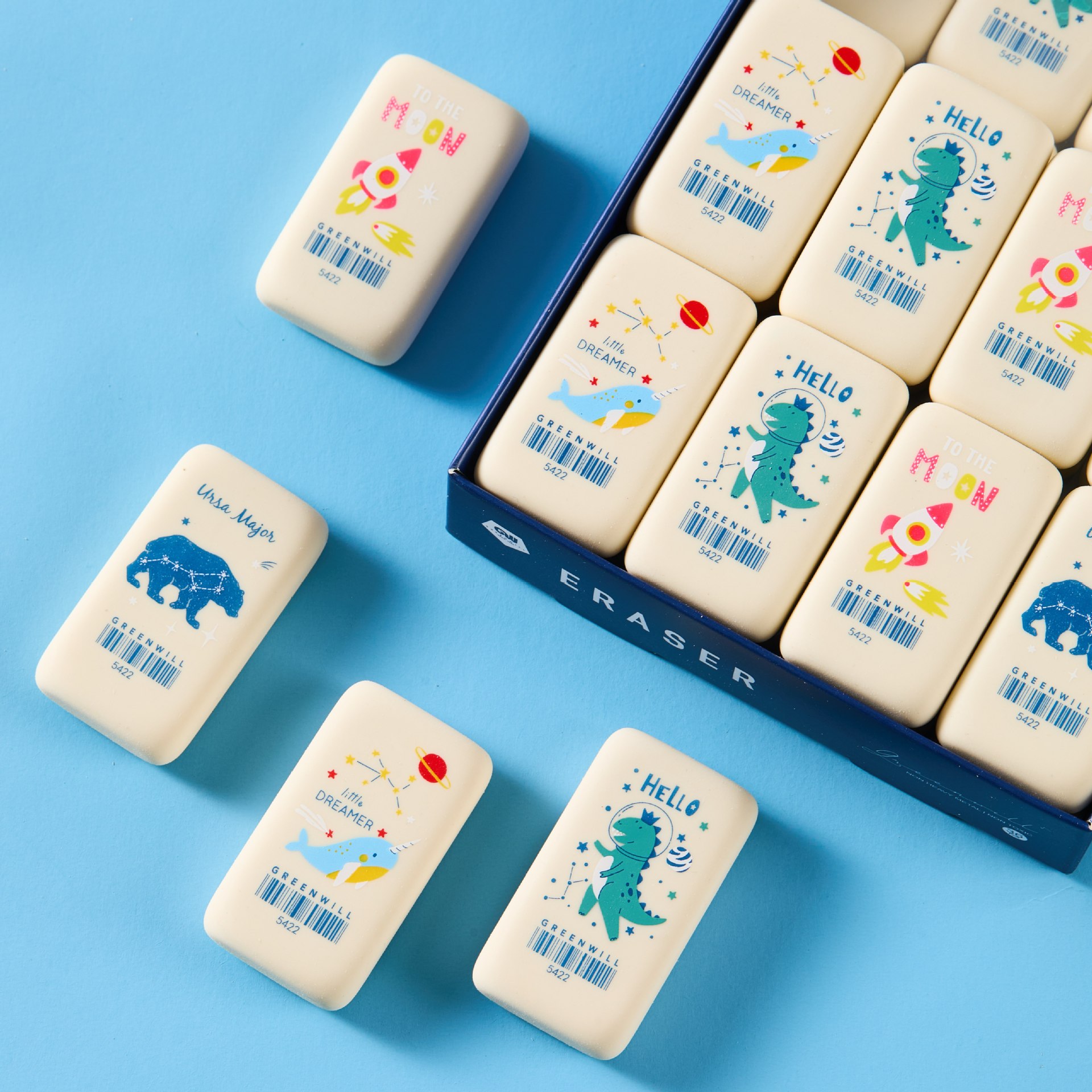 TPE dibujos animados nuevo estilo como una toallita para la piel linda sin dejar marcas, limpia el borrador de dibujo con lápiz de estudiante, elemento de arte