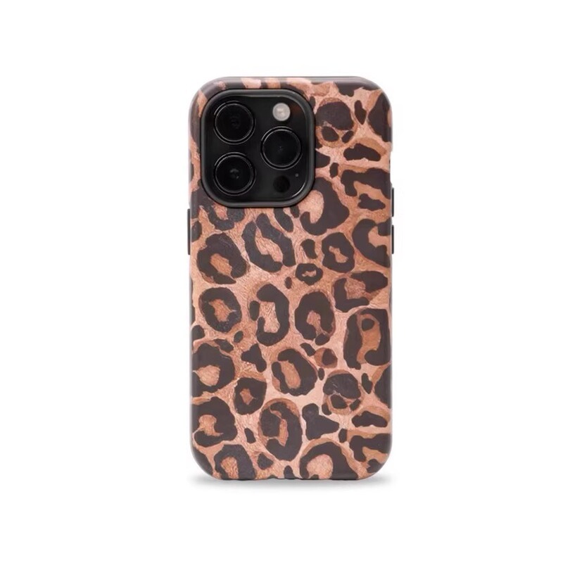Spotted Leopard Print Is Suitable for the New iPhone 16 Phone Case, Apple 17 Pro Max Full Coverage 14/13 Protective Case
