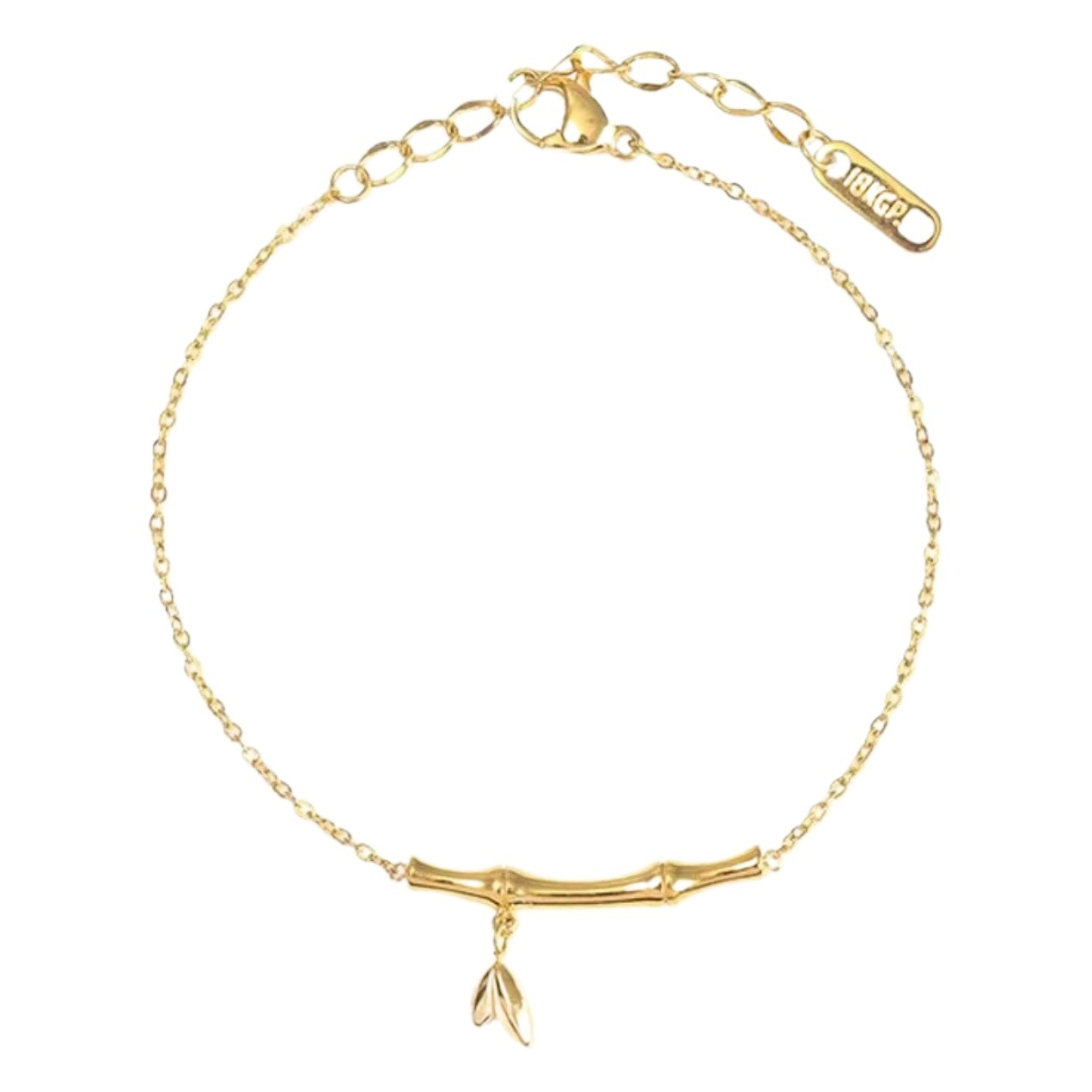 2023 nuevo festival Festival de bambú de gran altura estilo coreano simple pulsera de festival de bambú titanio red de acero Red transmisión en vivo nicho popular